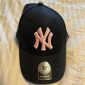 yankee MVP 09 curved pink NY NAVY